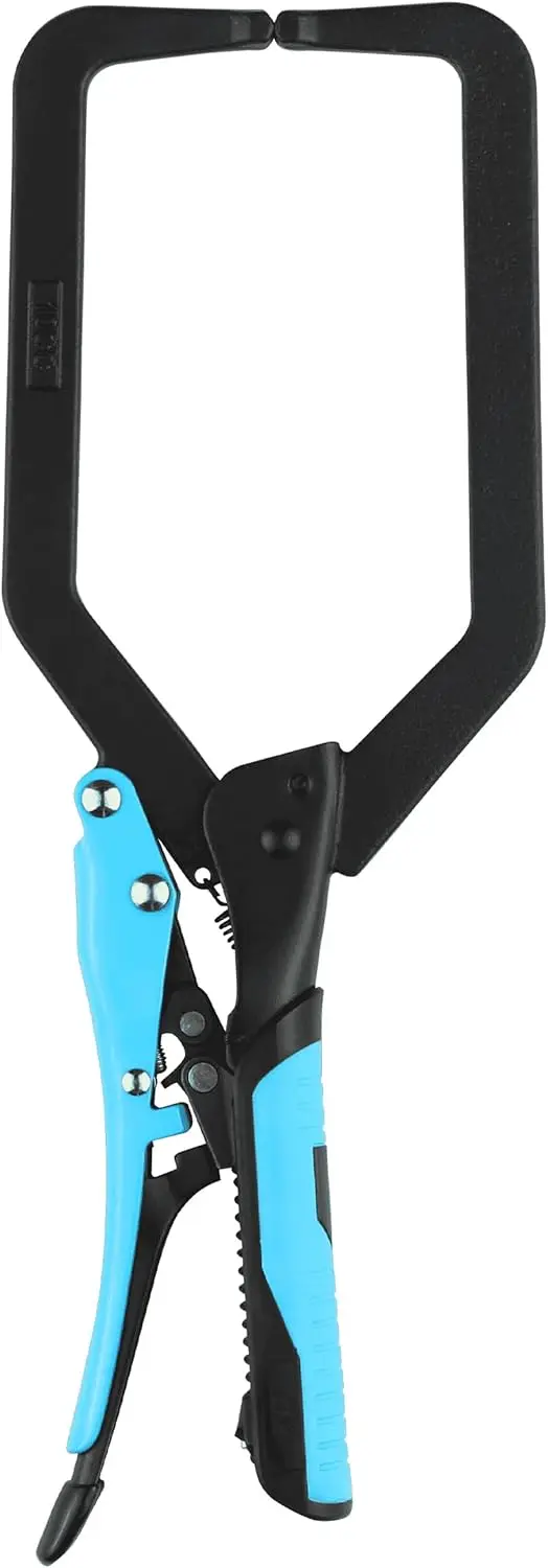 

Автоматически регулируемые длинные зажимные клещи-струбцины (типа Vise Grip) для деревообработки и металлообработки с резиновой рукояткой