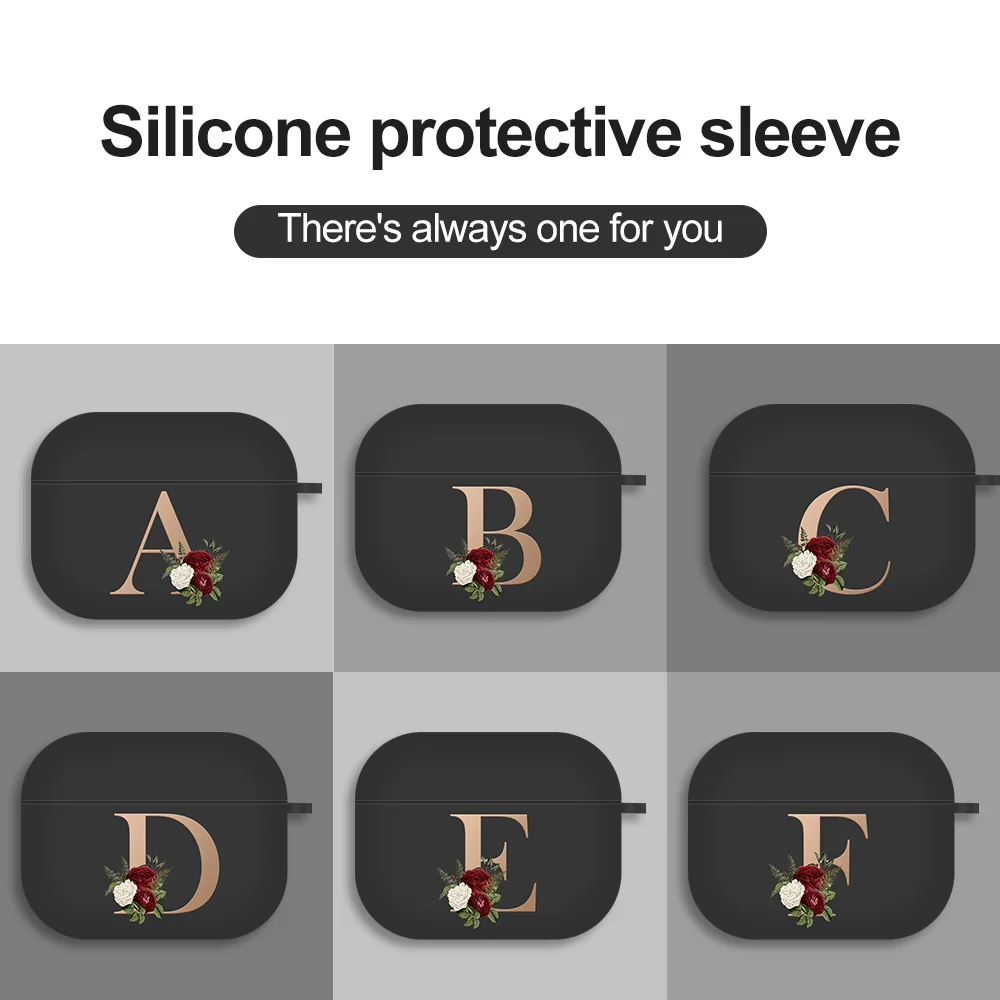 Voor Airpods Pro 2 Case Siliconen Letters Oortelefoon Case Hoofdtelefoon Cover Headset Shell Voor Apple Air Pod 3 Pro 2e Generatie Usb C