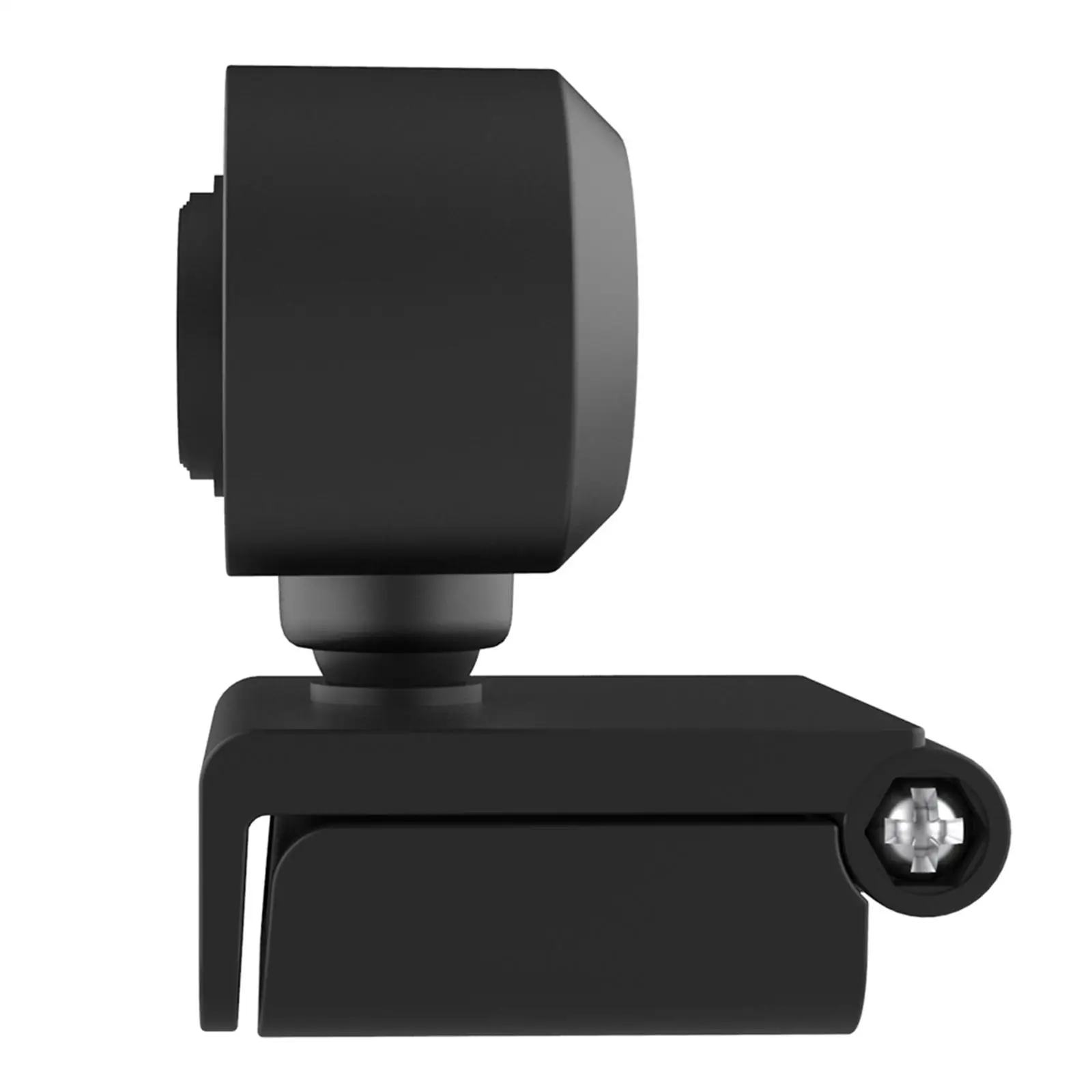 Webcam HD para PC, com rotação, resolução Full HD 1080P, fácil de usar (plug and play), câmera USB com microfone integrado para videochamadas e conferências em computador.