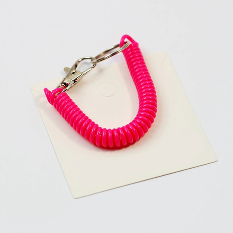 Porte-clés Ressort Extensible pour Téléphone, Pendentif, Lanière, Corrigé, Fermoir, réinitialisation, Crochet, Créatif, INS, Anti-Perte