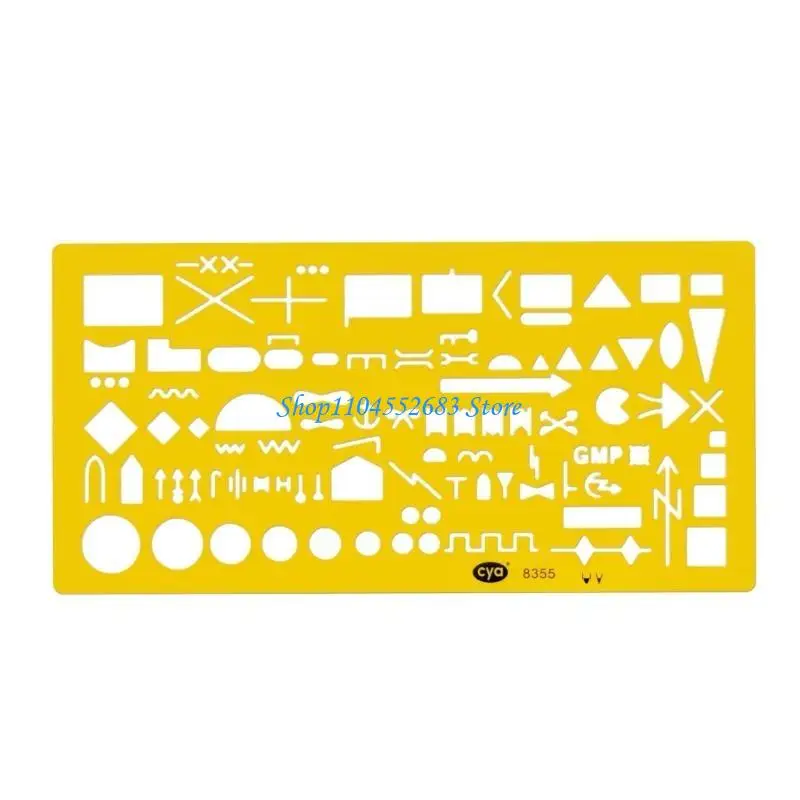 

Y6GD Military Drawing Ruler Military Drawing Template PVC Military Measure Ruler