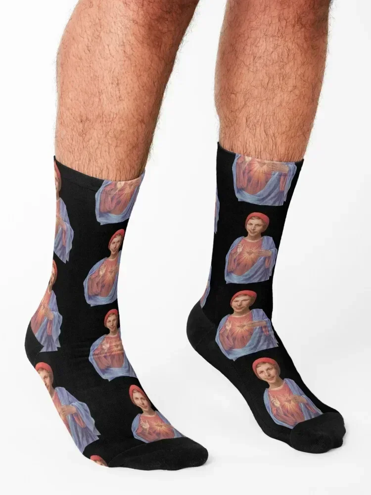 Michael Cera Shirt Saint Michael Cera Socks golf winter Running Novelties Mens Socks Women's
