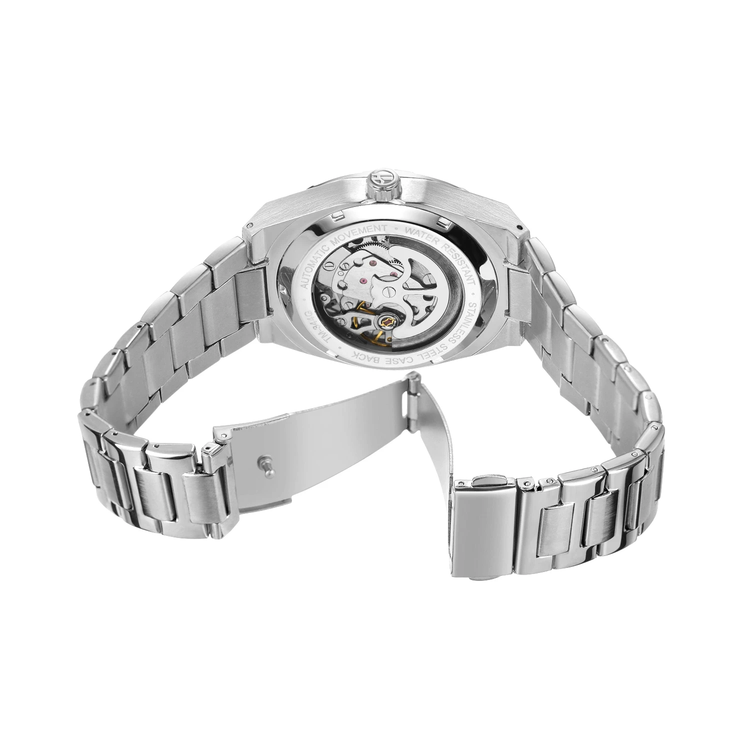 FORSINING Original Fashion man 2025 Watch Steel Skeleton Mechanical Automatic Movement Wrist Watches Vintage Elegant Male Clock