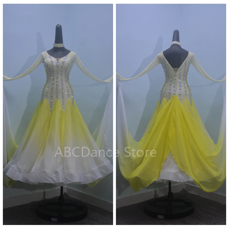 

Customized ballroom dance dress Standard Dance Dress ballroom dress for Competition modern dance Costume