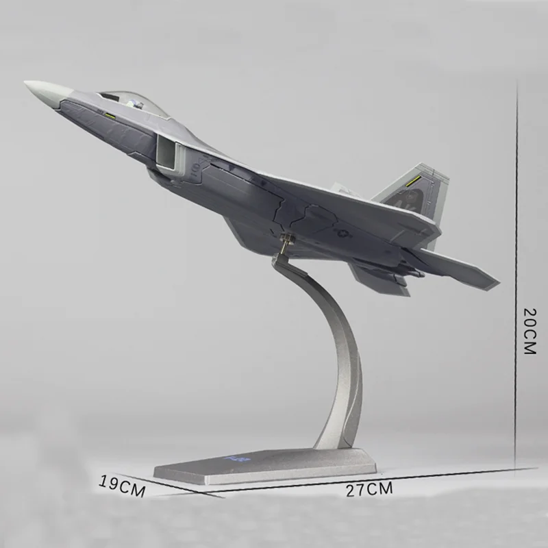 1/72 Scale Alloy Fighter F-22 US Air Force Aircraft F22 Raptor Model Aircraft Plane Model Boy Toys Gift Original Box Collection