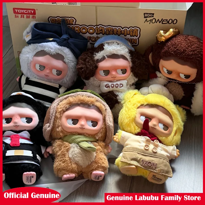 

Genuine Monboo Forest Town Series Blind Box Action Figures Mystery Box Cute Anime Figure Collection Model Desktop Toy Xmas Gift
