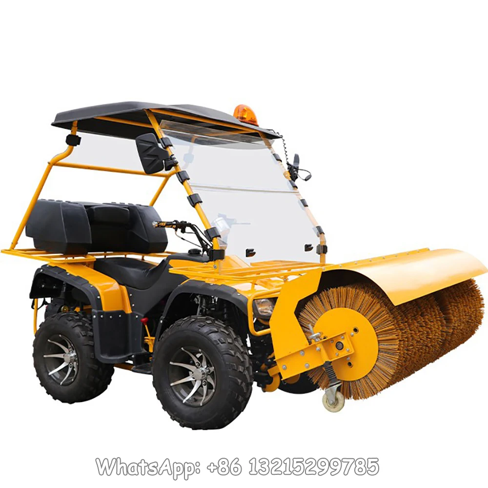 High quality snow plow, low-energy gasoline snow blower, push type outdoor roller brush sweeper Snow 13HP Gasoline Snowplow