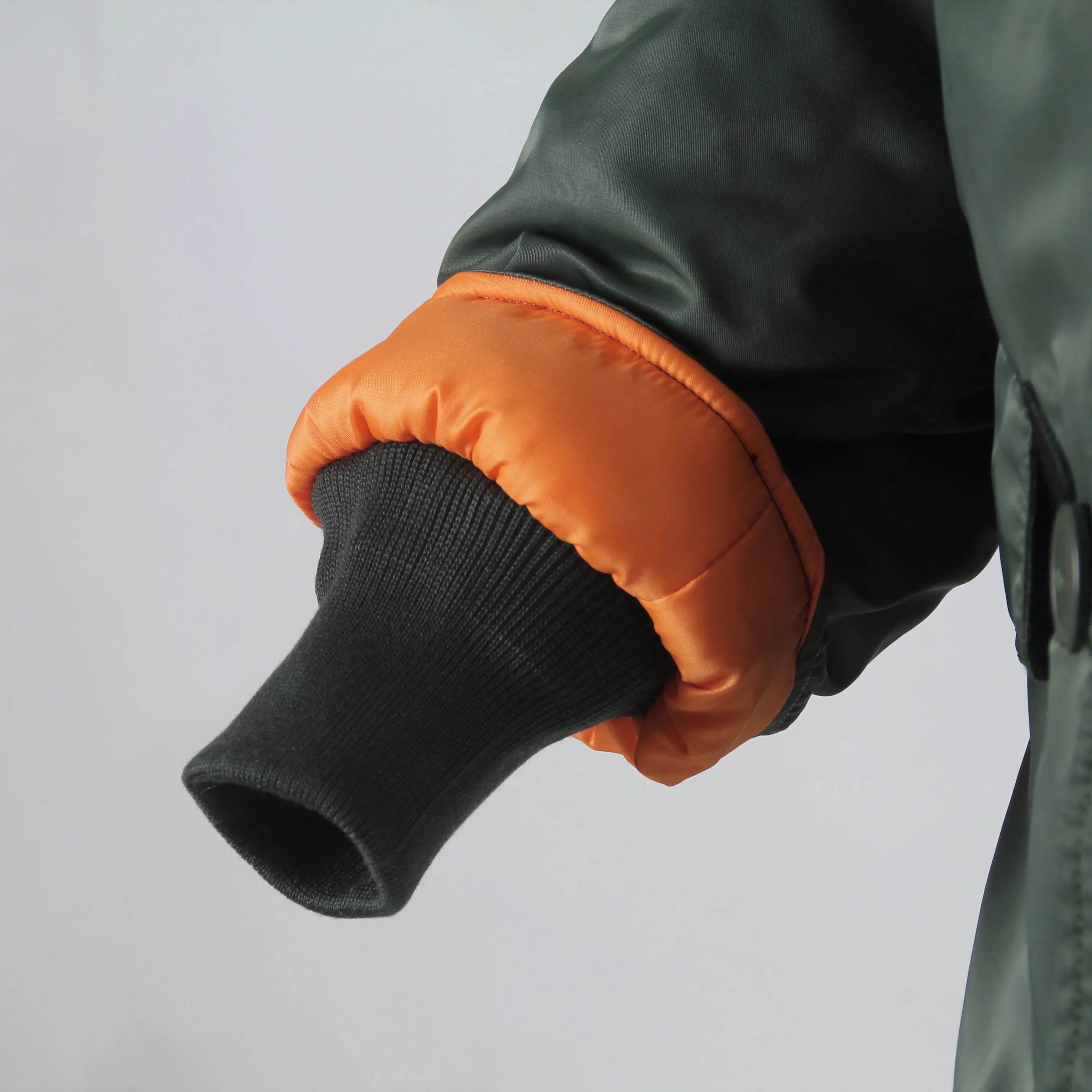 

N3B Cold Weather Parka Men's Thiened Nylon Cotton Jaet US Military Sle Hooded Coat Winter Warm Outerwear Stand Fit