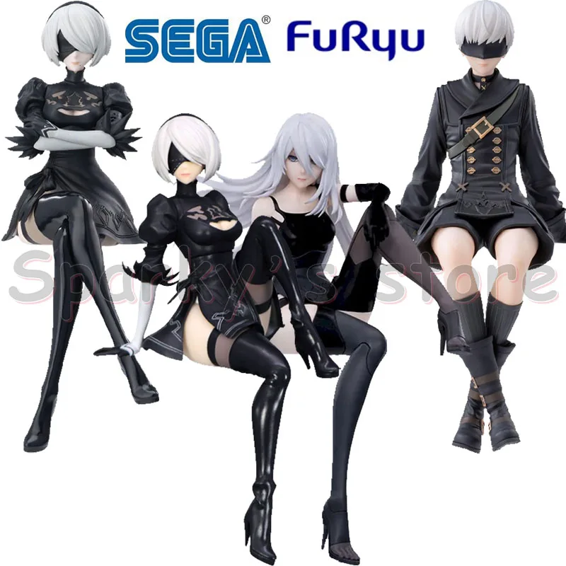 SEGA Original Noodle Stopper NieR: Automata Anime Figure Yorha No. 2 Type B No. 9 Type S Action Figure Toys For Kids Gifts Model