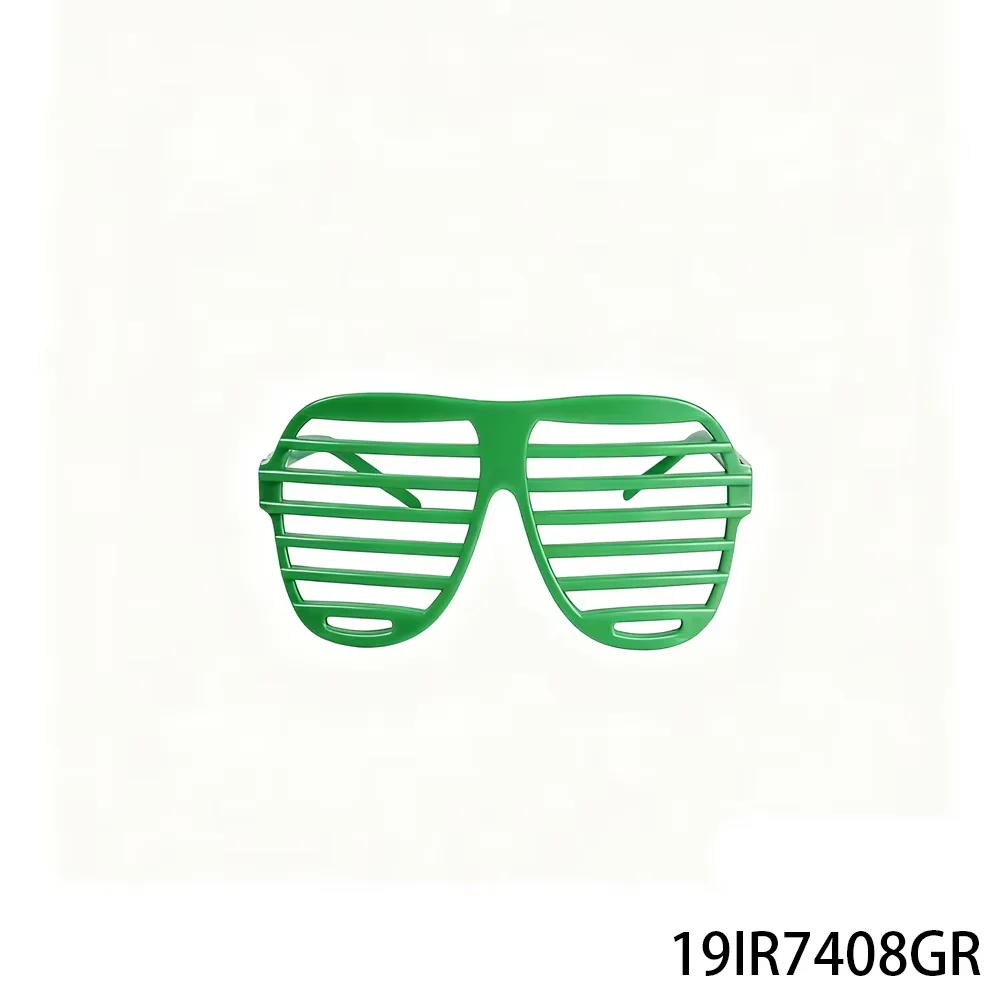 Очки PESENAR Irish Party Green Shutter — идеально подходят для праздников ко Дню Святого Патрика