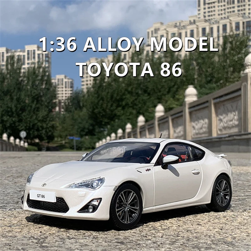 Coche deportivo clásico de aleación, vehículo de juguete de Metal fundido a presión, colección de modelos de coche, regalo de alta simulación, 1:36, TOYOTA 86, nuevo