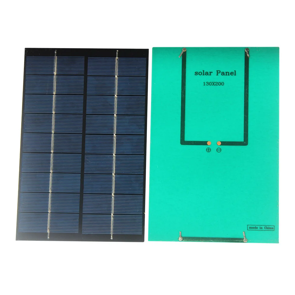 2 قطعة 4.2 واط 9 فولت لوحة طاقة شمسية الخلايا الشمسية الصغيرة لشحن 6 فولت 7.2 فولت 9 فولت بطاريات دراجة نارية نظام الأمن لتقوم بها بنفسك ضوء الشمس 200*130 مللي متر