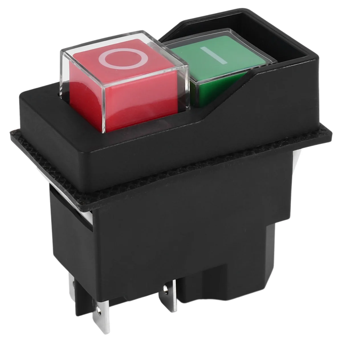 

FUCQZ Electromagnetic Switches Pushbutton Switches for Garden Tools KJD17 220V 4 Pin -Terminals