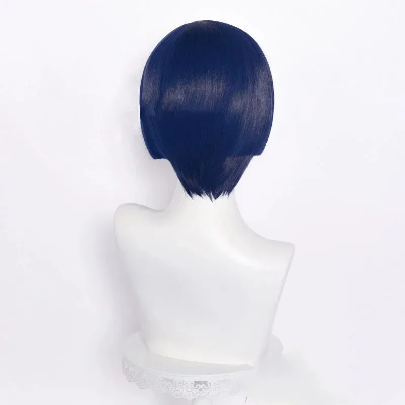 aa Sundae 99 Genshin Impact Scaramouche Blaue Perücke Cosplay Anime Hitzebeständige Synthetische Halloween Perücken Wi qq 2025