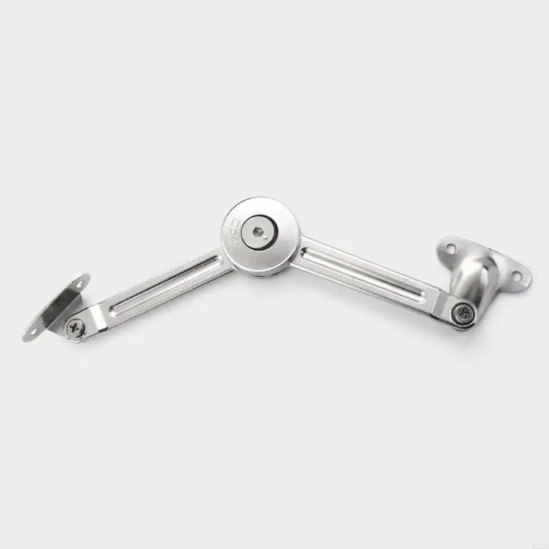 2Pcs Safe Soft Close Hinges Adjustable Lid Stay Zinc Alloy for Toy Box 