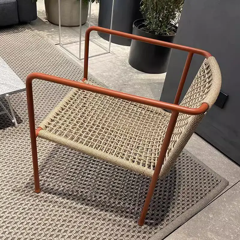 

Outdoor courtyard tables and chairs Open-air terrace Leisure waterproof sunscreen rattan chairs Outdoor