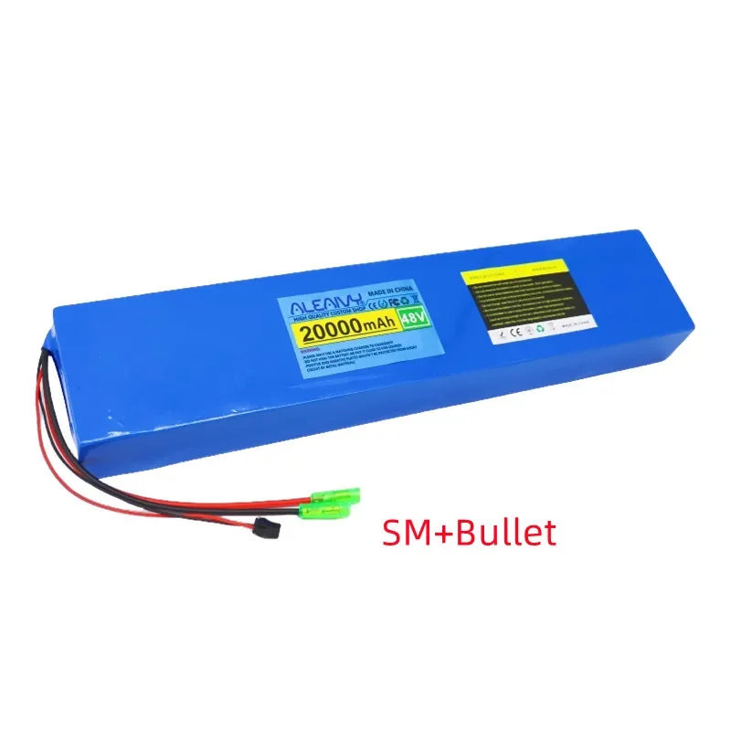 ALEVIY 48V 20Ah 13S3P oplaadbare lithium-ionbatterij geschikt voor 500W 700W elektrisch mobiliteitsgereedschap en 18650 lithiumbat
