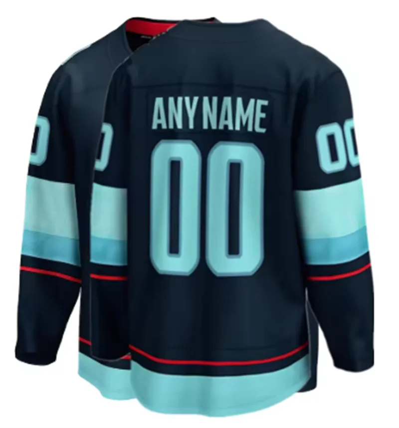 

Custom Ice Hockey Stitched Jerseys Famous brand Seattle with men women youth customized #37 GOURDE #51 WRIGHT #10 BENIERS