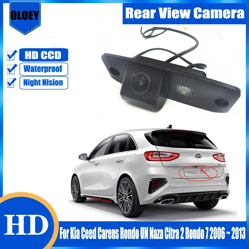 

HD rear Camera For Kia Ceed Carens Rondo UN Naza Citra 2 Rondo 7 2006 ~ 2013 Night Vision Backup Parking Reversing Camera