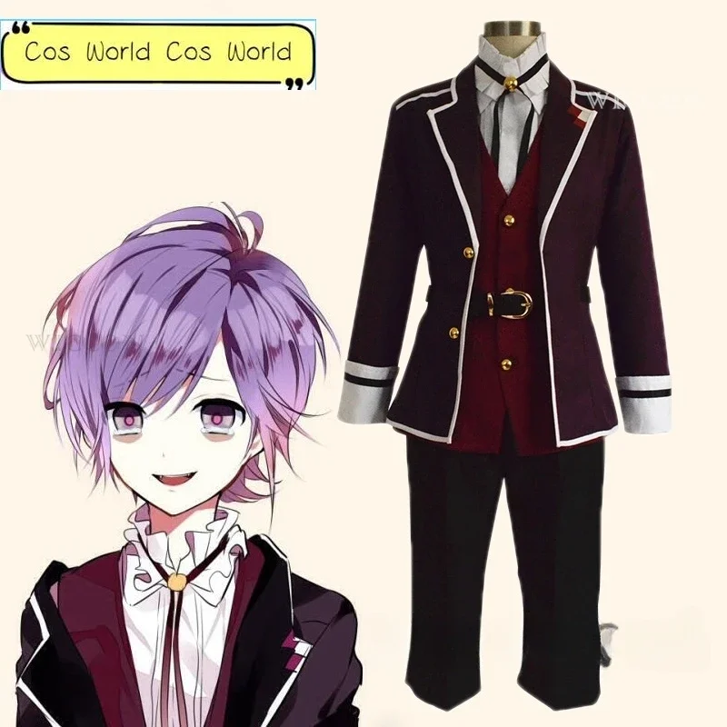 

Diabolik Lovers Cosplay Kanato Sakamaki Cosplay Costume Men's School Uniform Outfits Halloween Christmas Party