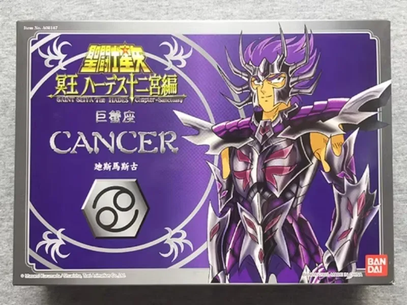 

Original 100% Saint Seiya Saint Clothes Big Series Black Gold Cancer Model Toys Collection Holiday Gifts Ornaments Action Dolls