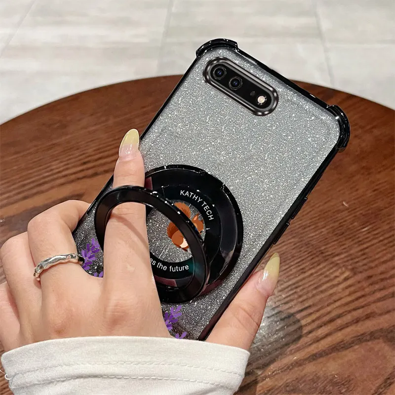 لؤلؤة حزام الحبل بريق لطيف السنجاب حامل هاتف حافظة لهاتف آيفون 8 Plus 7 6 6s Plus Se 2020 7plus 8plus الغطاء الخلفي #3