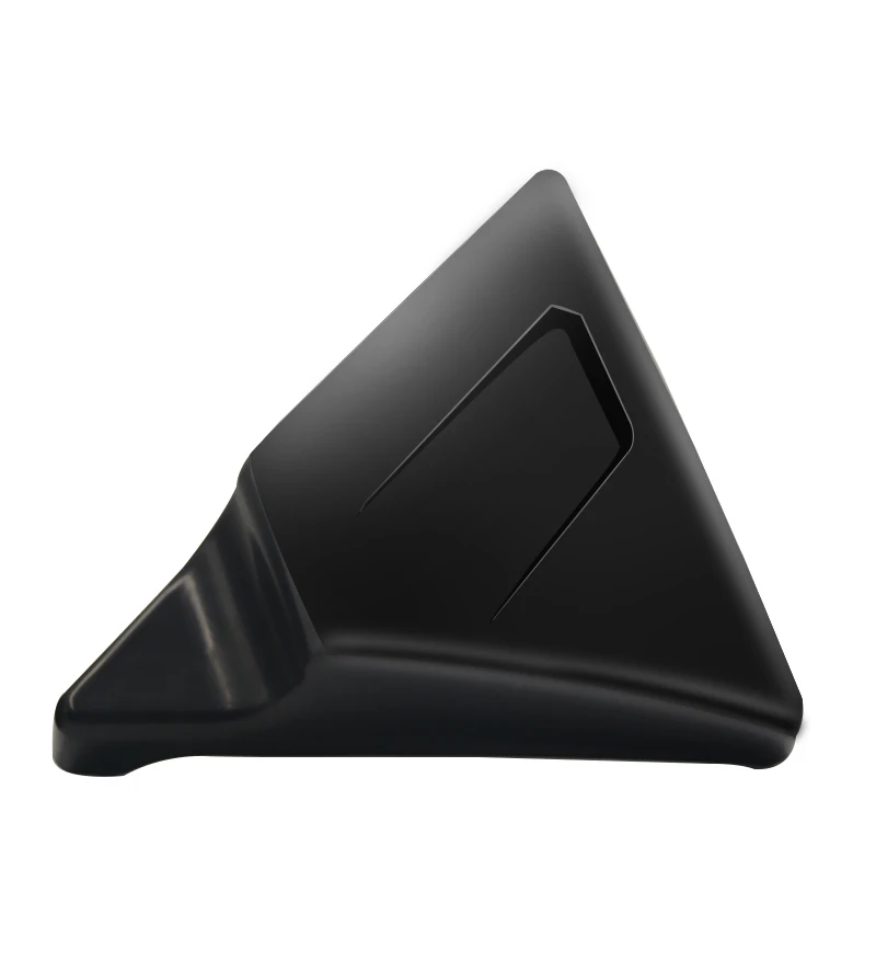 أغطية بطاريات جانبية مثلثة سوداء للدراجة النارية لدراجة Harley Touring Road King Street Electra Glide Ultra Classic 2009-2023