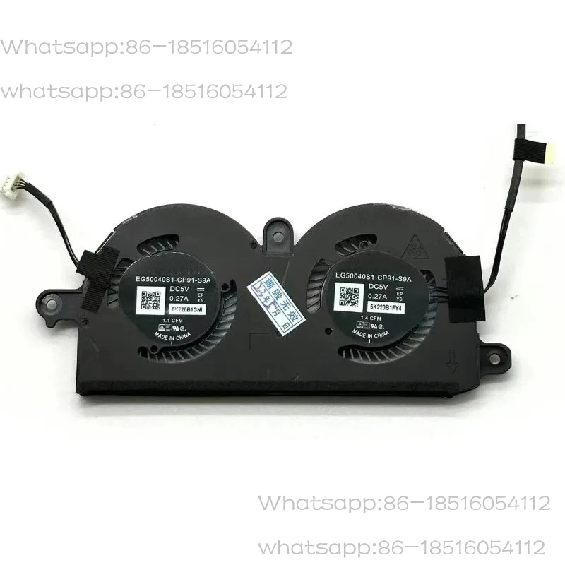 

XPS 13 9370 9380 Cooling Fan 0PNWJR DFS350705P00T FM18 980WH AT200C0010C0