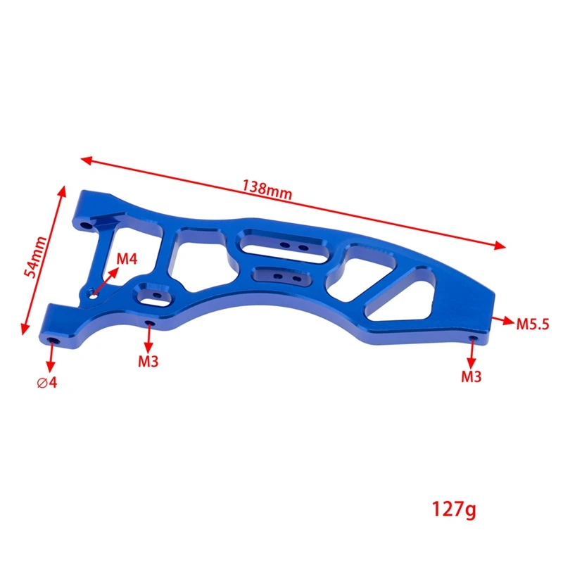 Brazo Suspensión Inferior Delantero Metálico ARA 330656   Para Arrma 1/8 Kraton Notorious Outcast Talion 1/7 Fireteam Parts