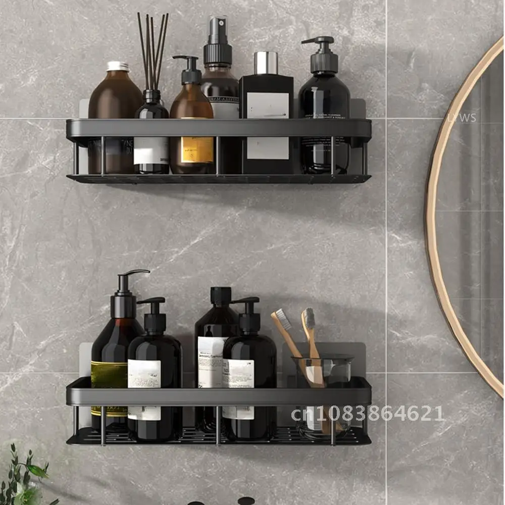 

Bathroom Shelves Wall Amount Shower Shelf Bathroom Organizer Cosmetic Shower Shelves Storage Holder Bathroom Accessories Set