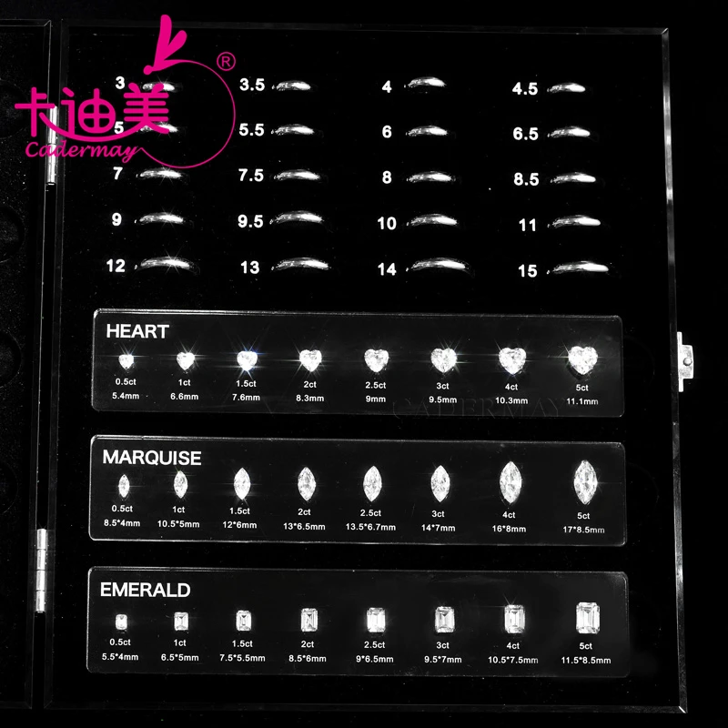 High Quality Scale Master Stones Diamond Carat Jewelry Display Tools And Jewelry Ring Sizer