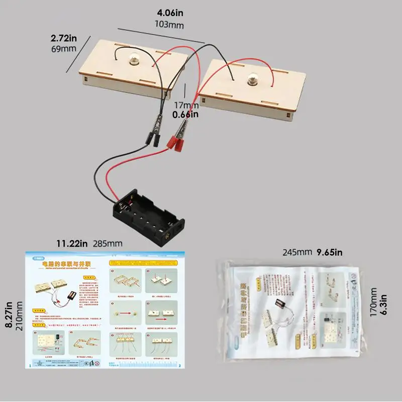 교육용 전기 회로 키트, 어린이용 전기 키트, 교육용 빌딩 회로, 물리 과학 학습 장난감