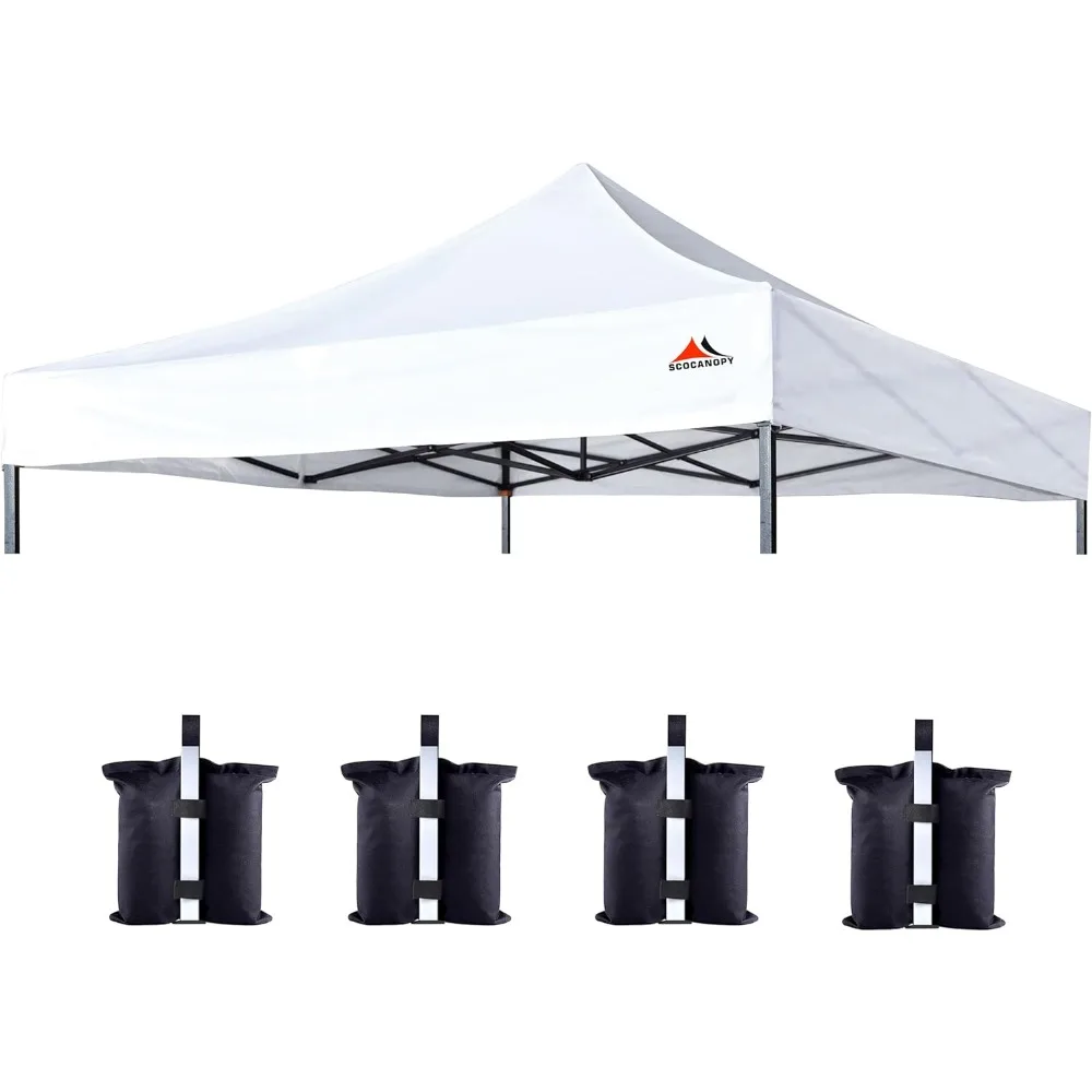 

10x10 Replacement Canopy Top,Canopy Cover ONLY,Bonus 4 Pack Weight Bag