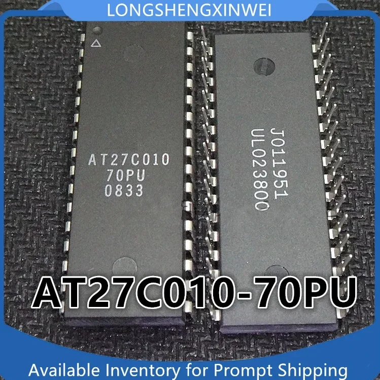 1PCS AT27C010-70PU AT27C040-70PU Integrated Circuit NEW  Memory Chip Directly Inserted Into DIP32 Microcontroller