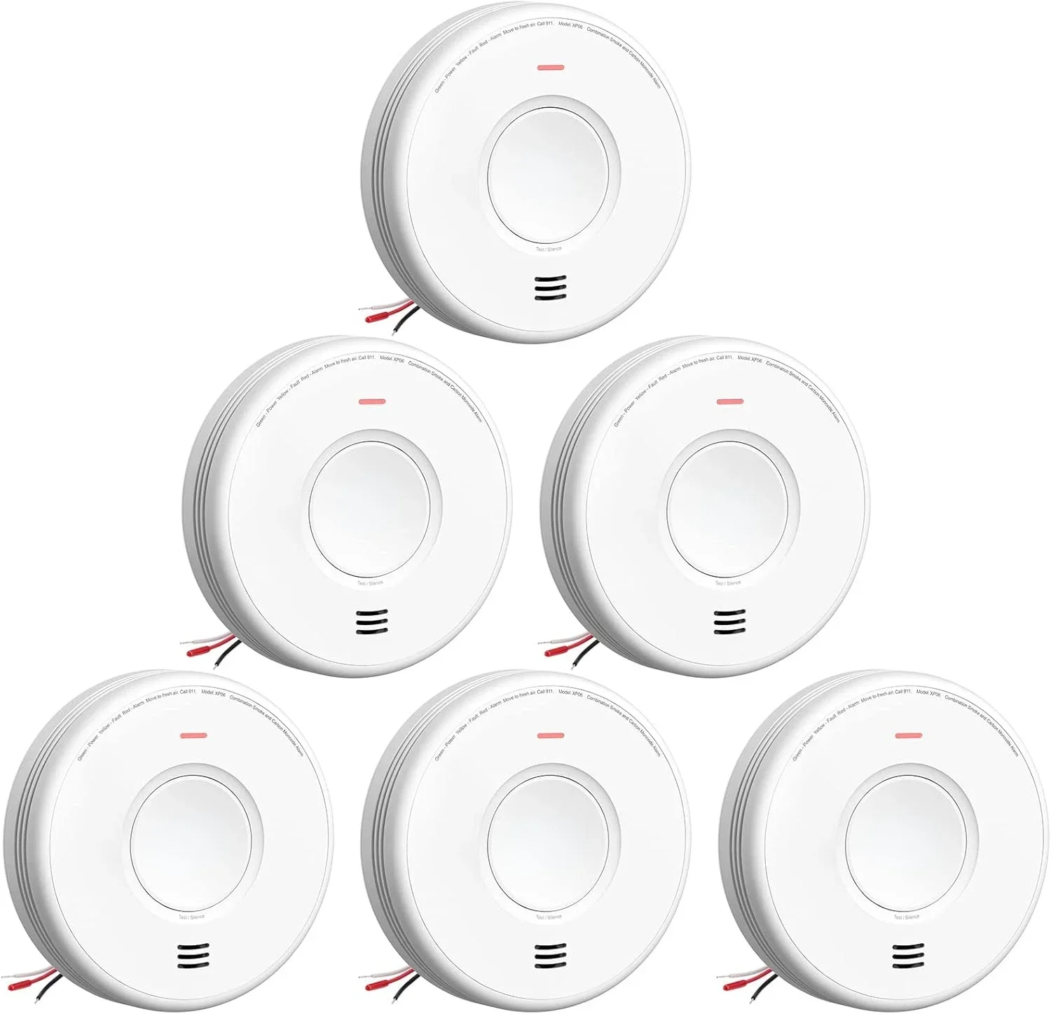 

Hot SalesHardwired Combination Smoke And Carbon Monoxide Detector, Hardwired Interconnected Smoke And CO Detector Alarm