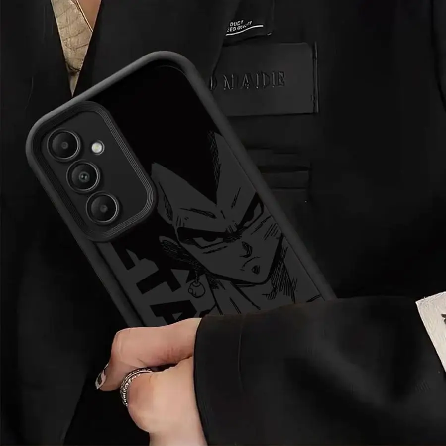 لعبة دراغون بول جوكو VS فيغيتا جراب هاتف لسامسونج غالاكسي A54 A52 A53 A51 A06 A15 A25 A35 A73 A72 A71 A55 غطاء ناعم #4