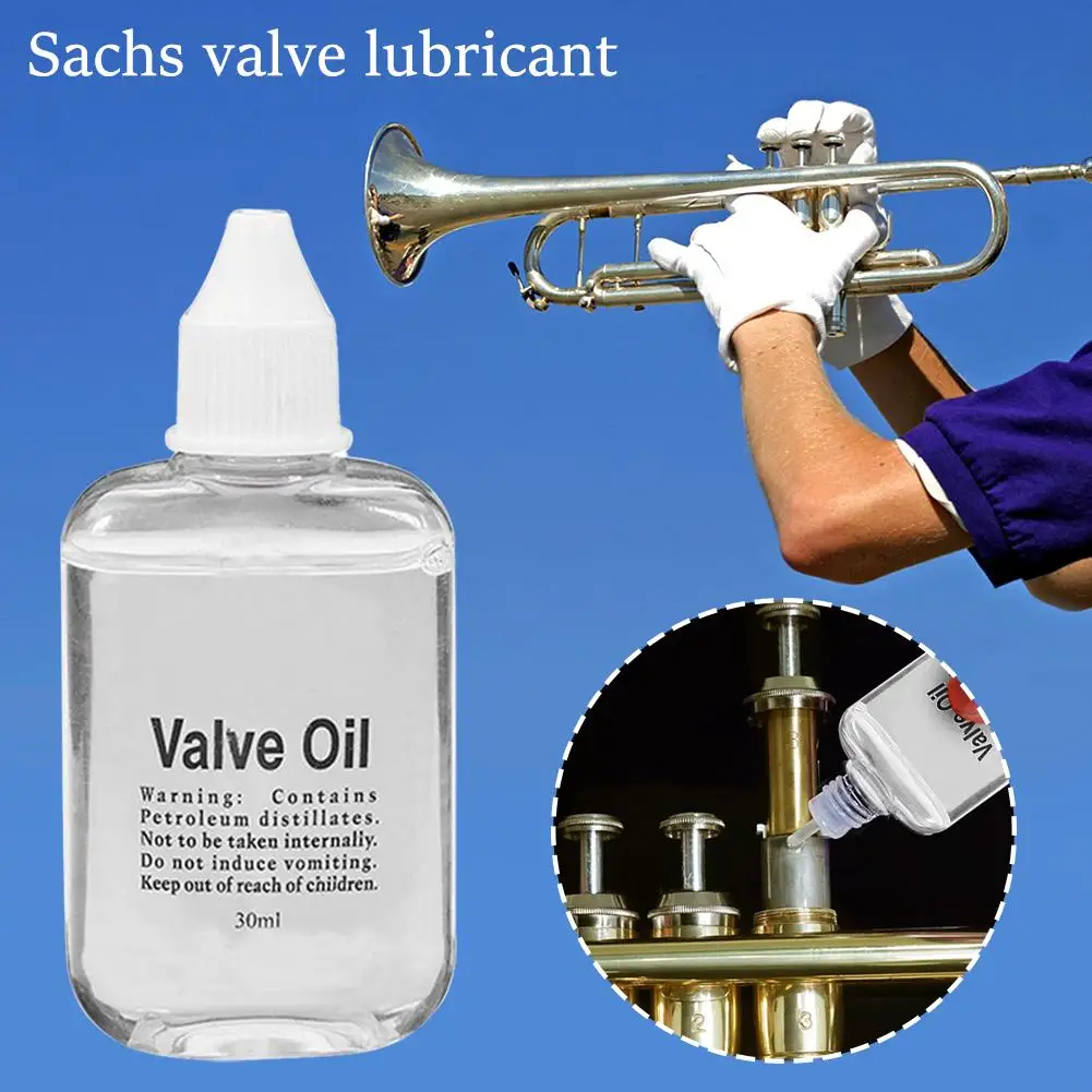 Válvula Sachs de 30ml, aceite lubricante, piezas de interruptor suave para saxofón, clarinete, flauta, trompeta, cuerno, instrumentos de latón, accesorio para saxofón K9I9