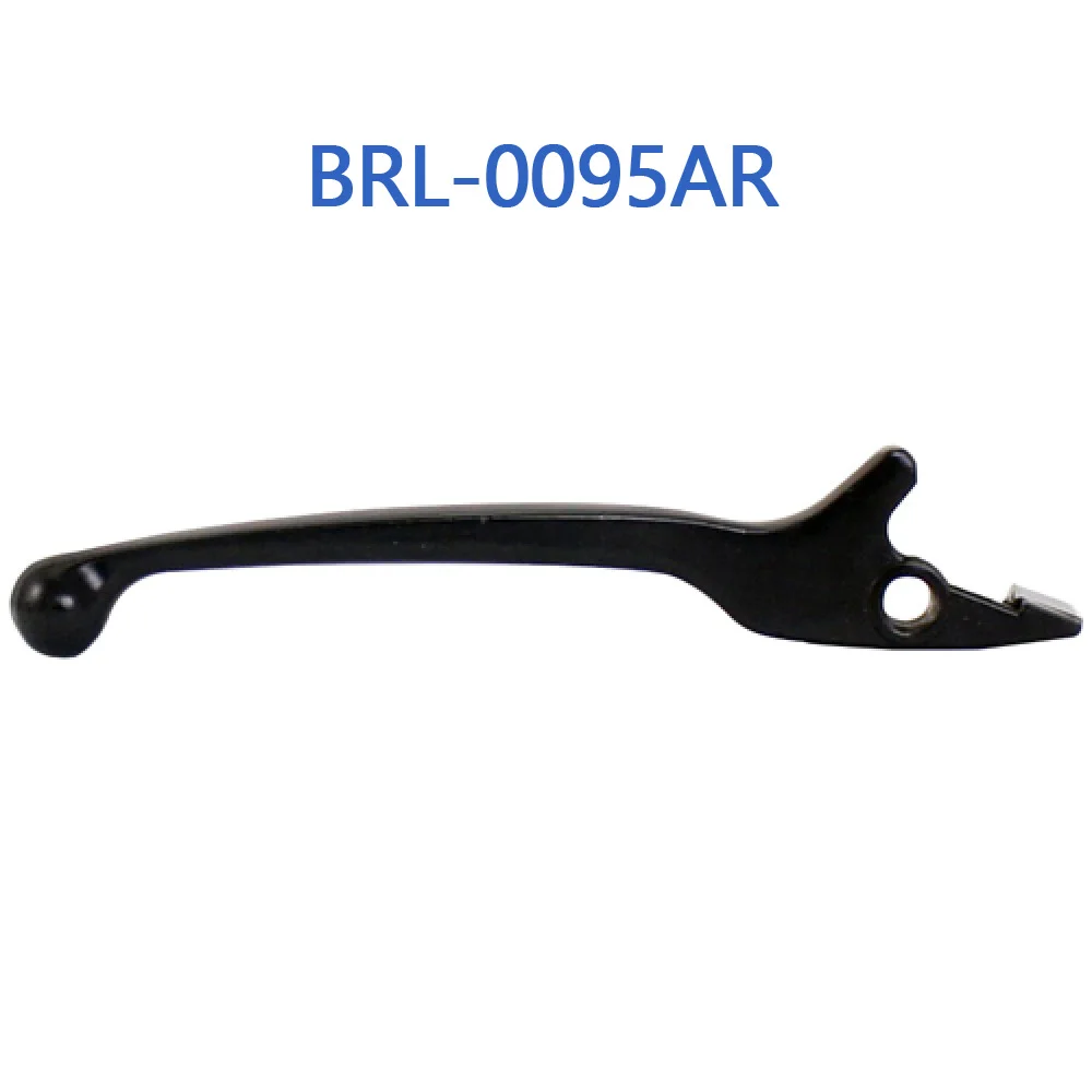 BRL-0095AR Zwart Aluminium Scooter Remhendel-Rechts Voor Gy6 50cc 4-takt Chinese Scooter Bromfiets 1p39qmb Motor