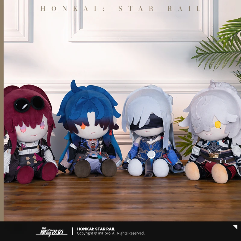 

Anime Honkai: Star Rail Kafka Jingliu Blade Jing Yuan Cosplay Cartoon Sitting Position Stuffed Toys Fluffy Cushion Throw Pillow