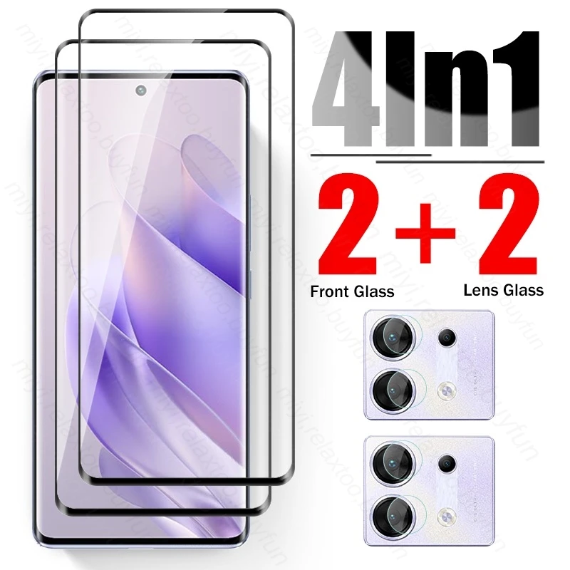 Infini Zero 30 Case 4 In 1 Camera Lens Protective Glass For Infinix Zero 30 5G 4G 2023 X6731B X6731 6.78