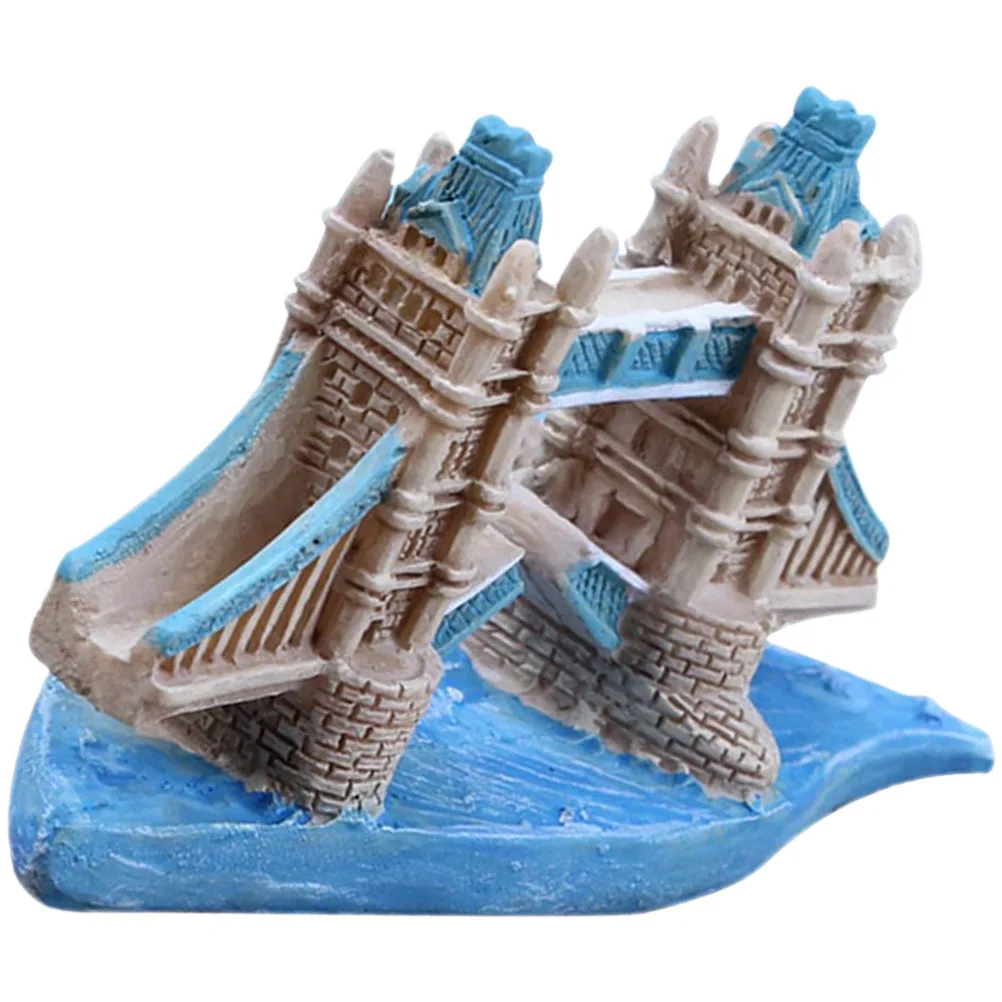 

2Pcs Fish Tank Bridge Decor Fine Workmanship Realistic Appearance Climbing Pet Box Decoration Fish Tank Decor Aquarium Bridge