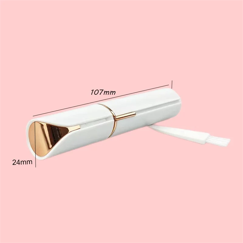 Electric Eyebrow Trimmer Mini Eye Brow Epilator Facial Lipstick Shape Hair Removal Portable Women Painless Razor Shaver Tool