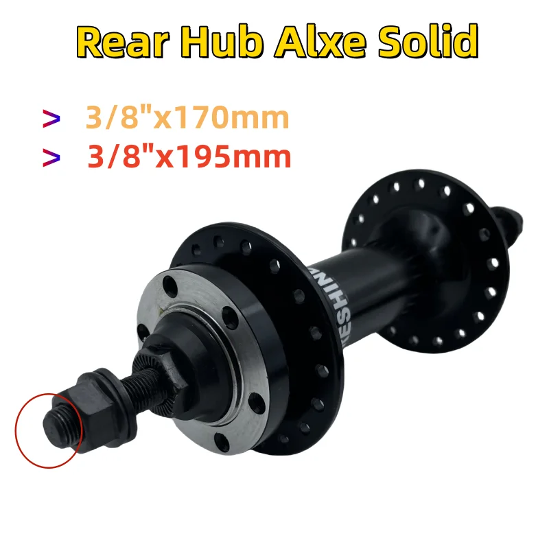 Sealed Bearing Front Disc Brake Bicycle Hub, Solid Fat Bike, Beach and Snow Bike, 36 Hole, 135mm Rear170 mm, 195mm Axle