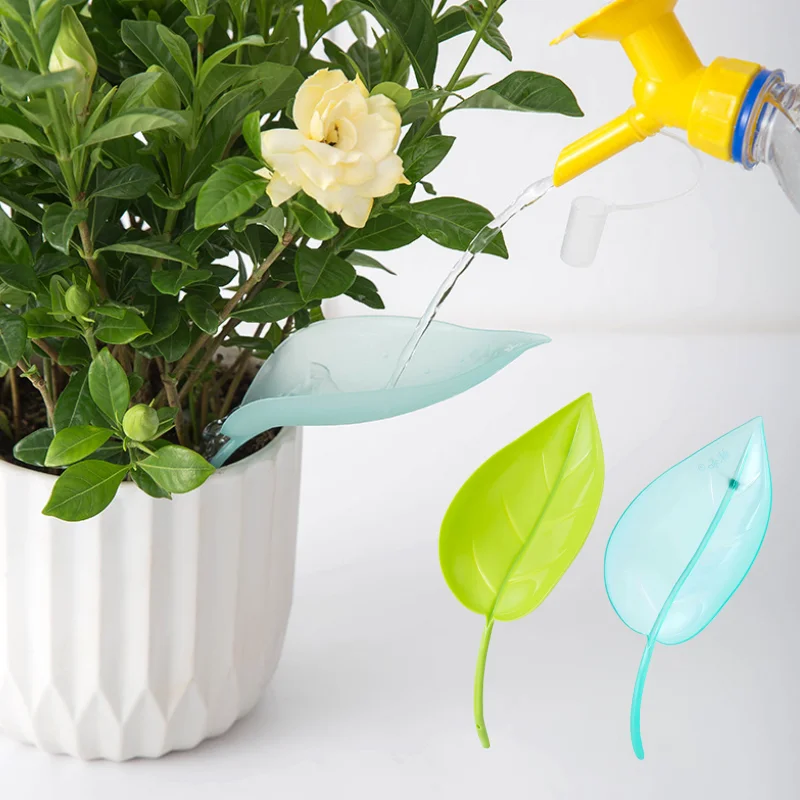 

1PC - Creative Leaf-Shaped Convection Watering Funnel-Plant Drainage System, Automatic Watering Device for Plants, Easy to Use