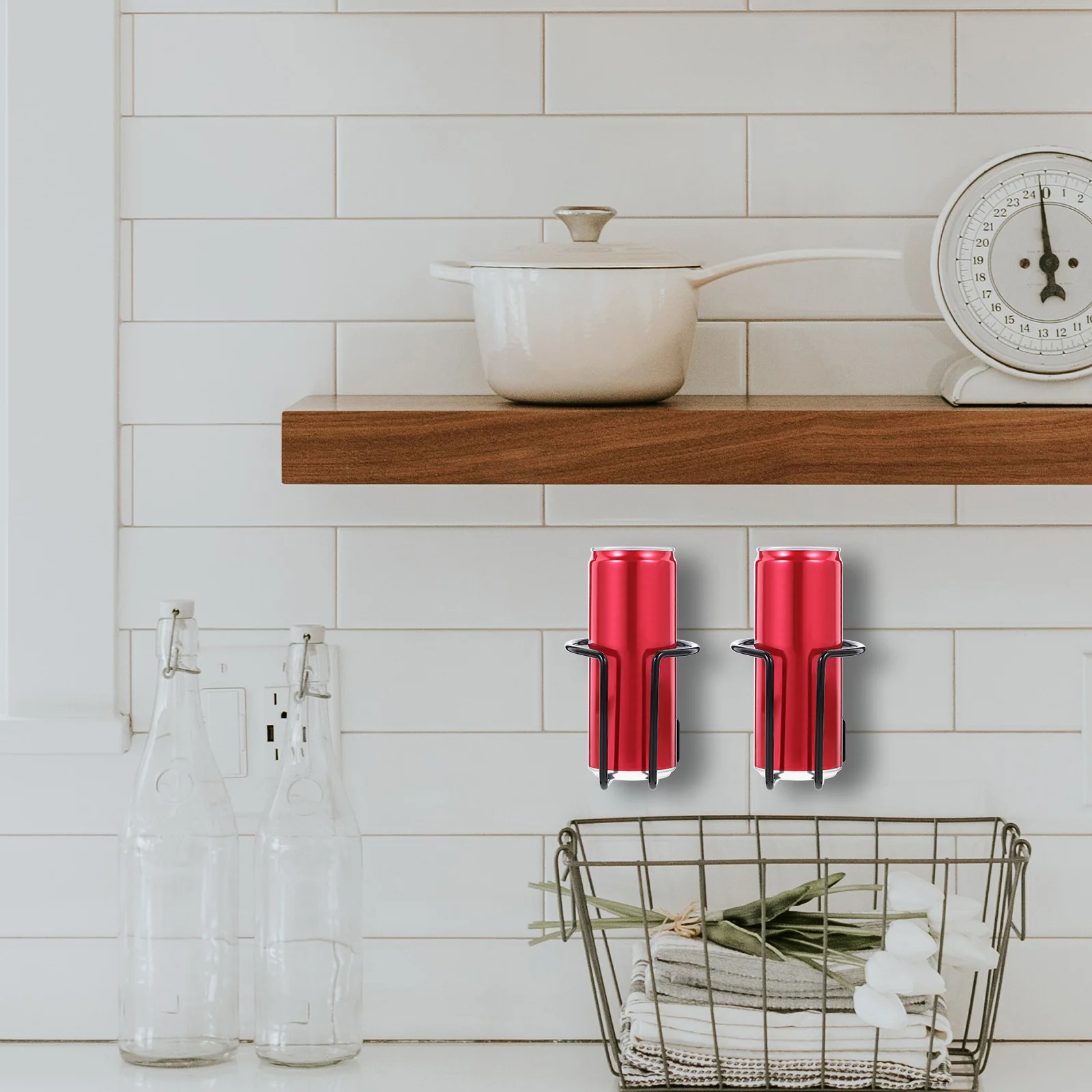 

Luxshiny 2Pcs Car Cup Holder Wall Mounted Beverage Holder for Automotive Boat