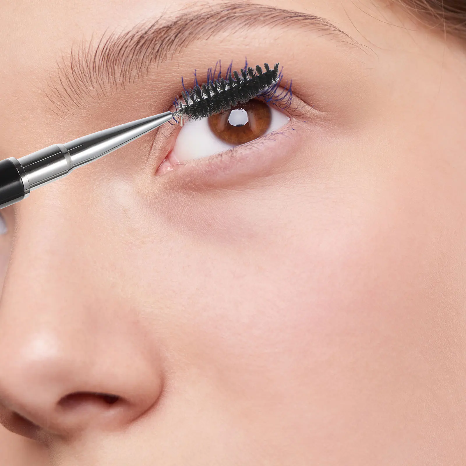 แปรงปัดขนตา 2 ชิ้น แปรงมาสคาร่า หวีจัดแต่งทรงคิ้ว น้ำหนักเบา พกพาสะดวก อุปกรณ์แต่งหน้า อุปกรณ์ดูแลขนตาสำหรับเดินทาง