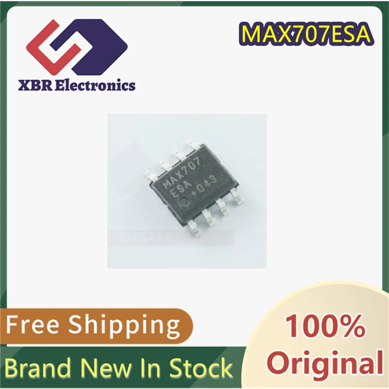(5/50 pieces) MAX707ESA MAX707 SMD SOP-8 Monitoring Chip Brand New Genuine Original In Stock