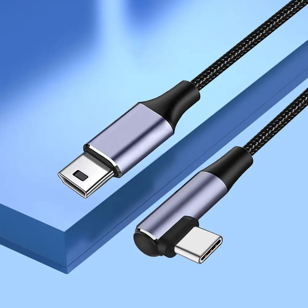 

Data Sync USB Type C To Mini USB Cable Quick Charging Digital Camera USB-C to Mini 5-Pin Cord DVR MP3 MP4 Player OTG Line