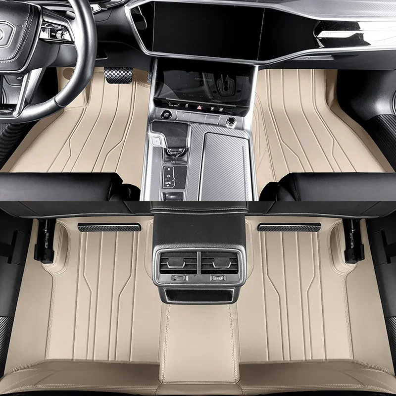 تخصيص التغطية الكاملة سيارة الكلمة حصيرة لسيارات BMW 7 Series G70 F01 2008-2015 F02 Long G11 G12 طويلة الداخلية اكسسوارات السجاد