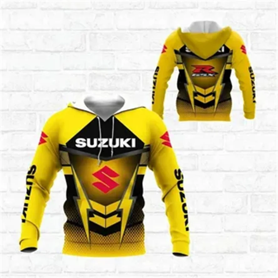 Suzuki осенне-зимняя мужская толстовка